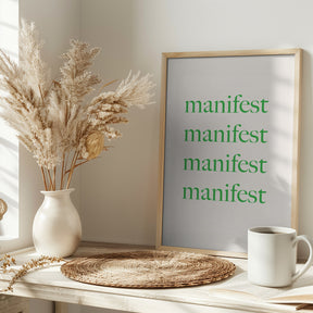 Manifestgreenbeige Ratio2x3 Poster