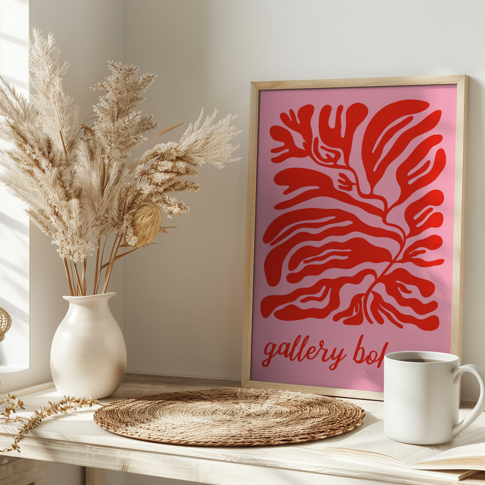 Pinkredgalleryboheme Ratioiso Poster