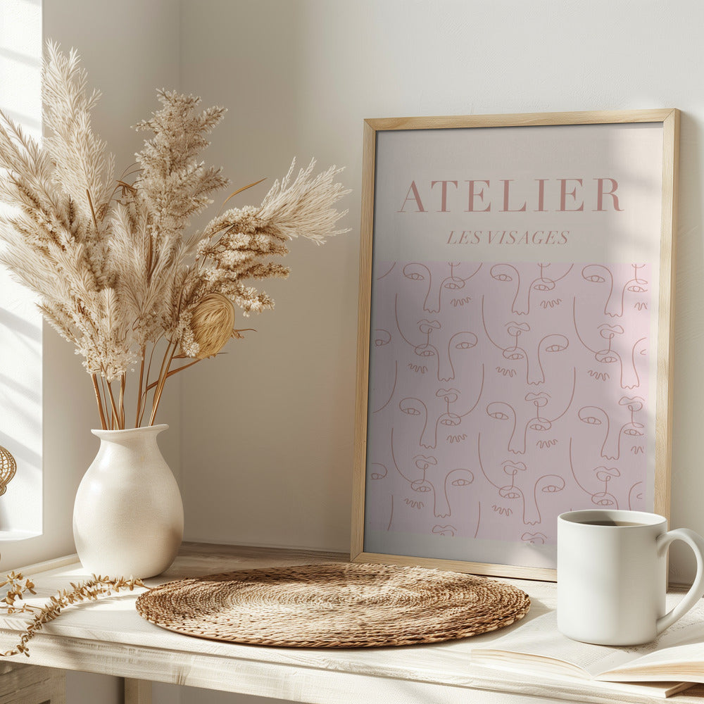 Atelierfacespink Ratioiso Poster