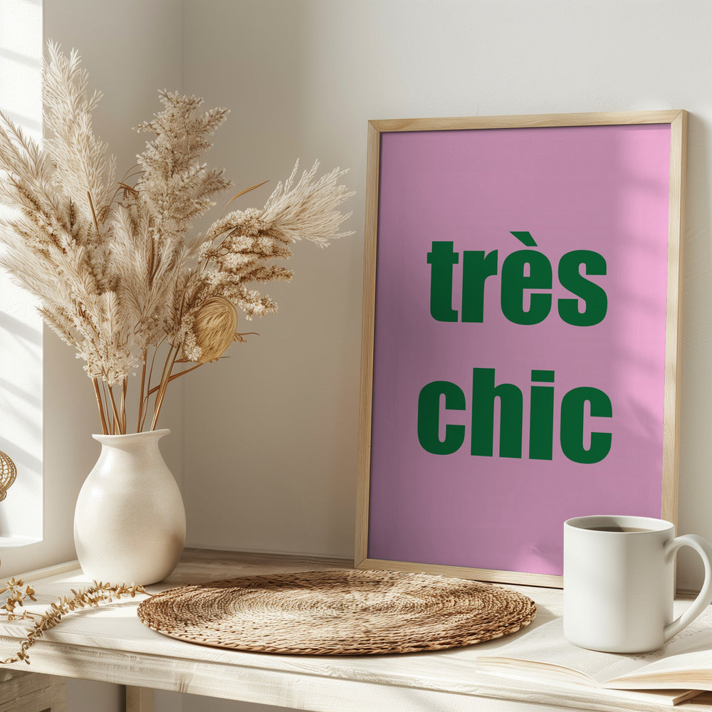 Treschicpinkgreen Ratioiso Poster