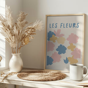 Lesfleursblue Ratio2x3 Poster