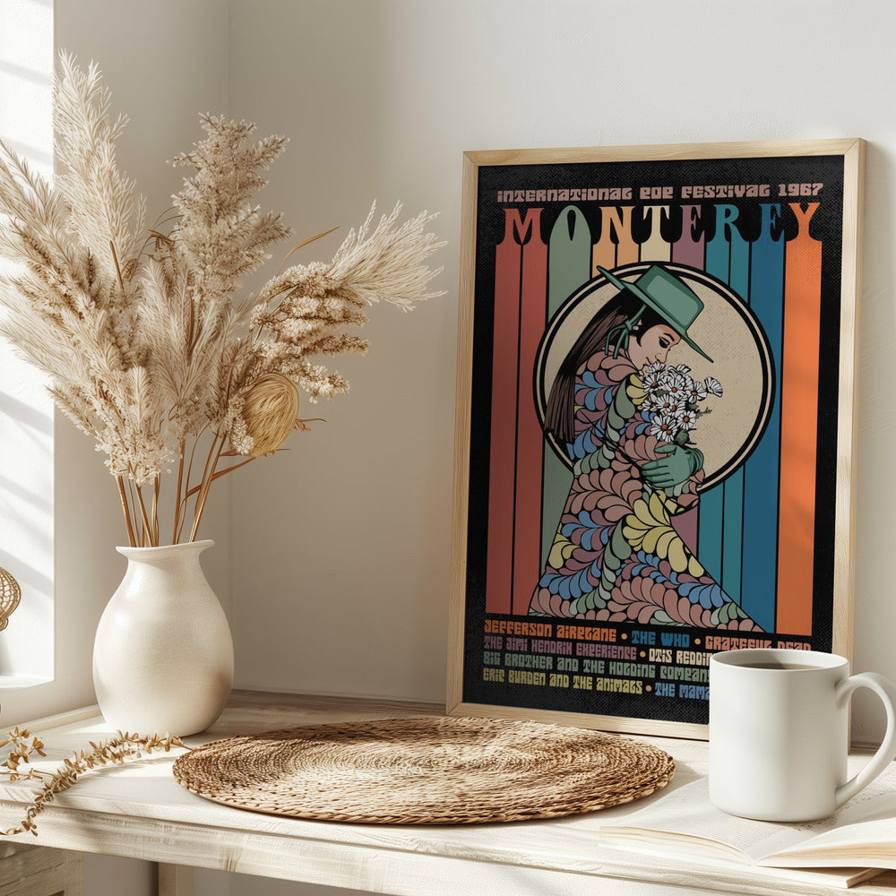 Monterey Pop Festival Poster