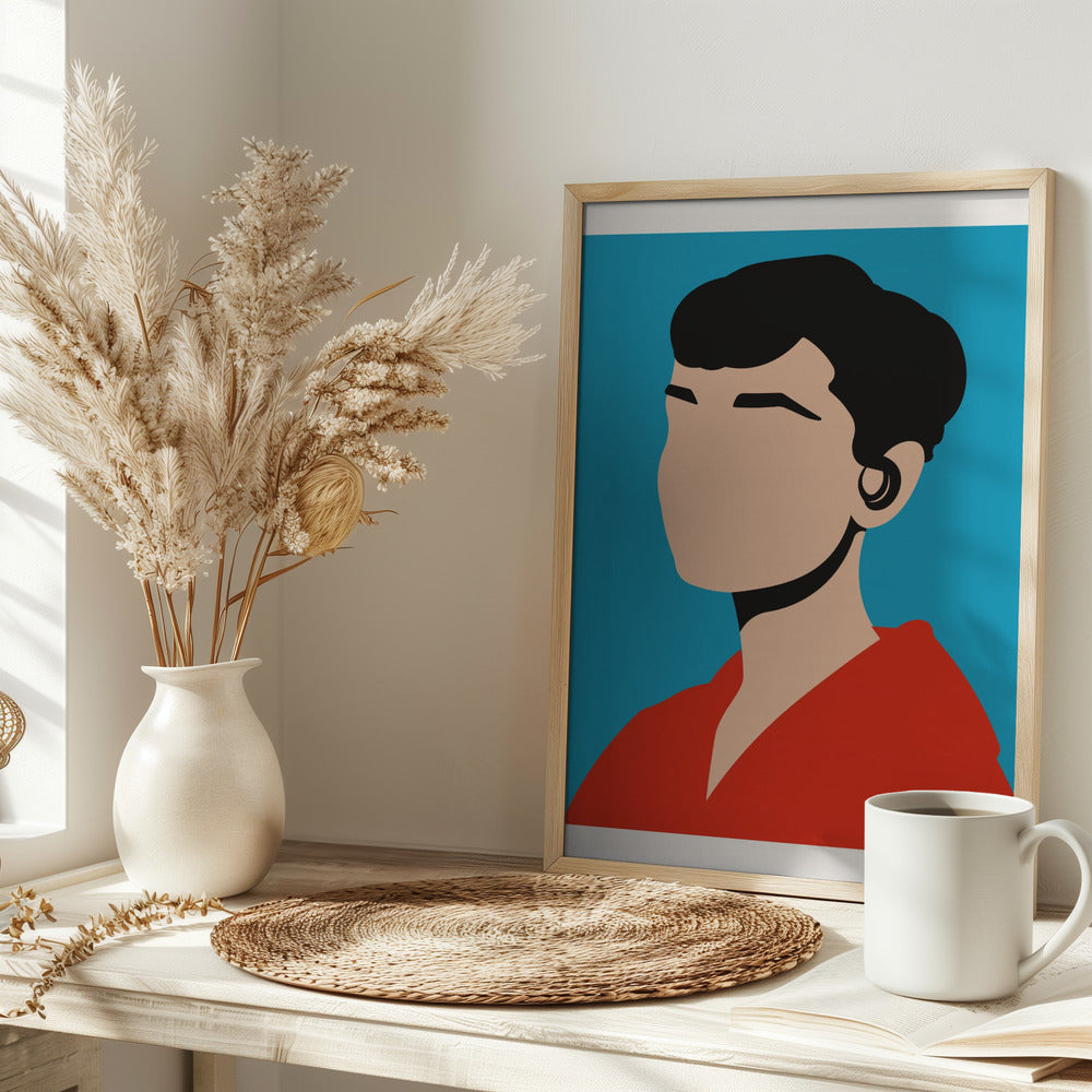 Audrey Hepburn Minimalist Pop Art Poster