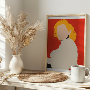 Marilyn Monroe Minimalist Pop Art Poster