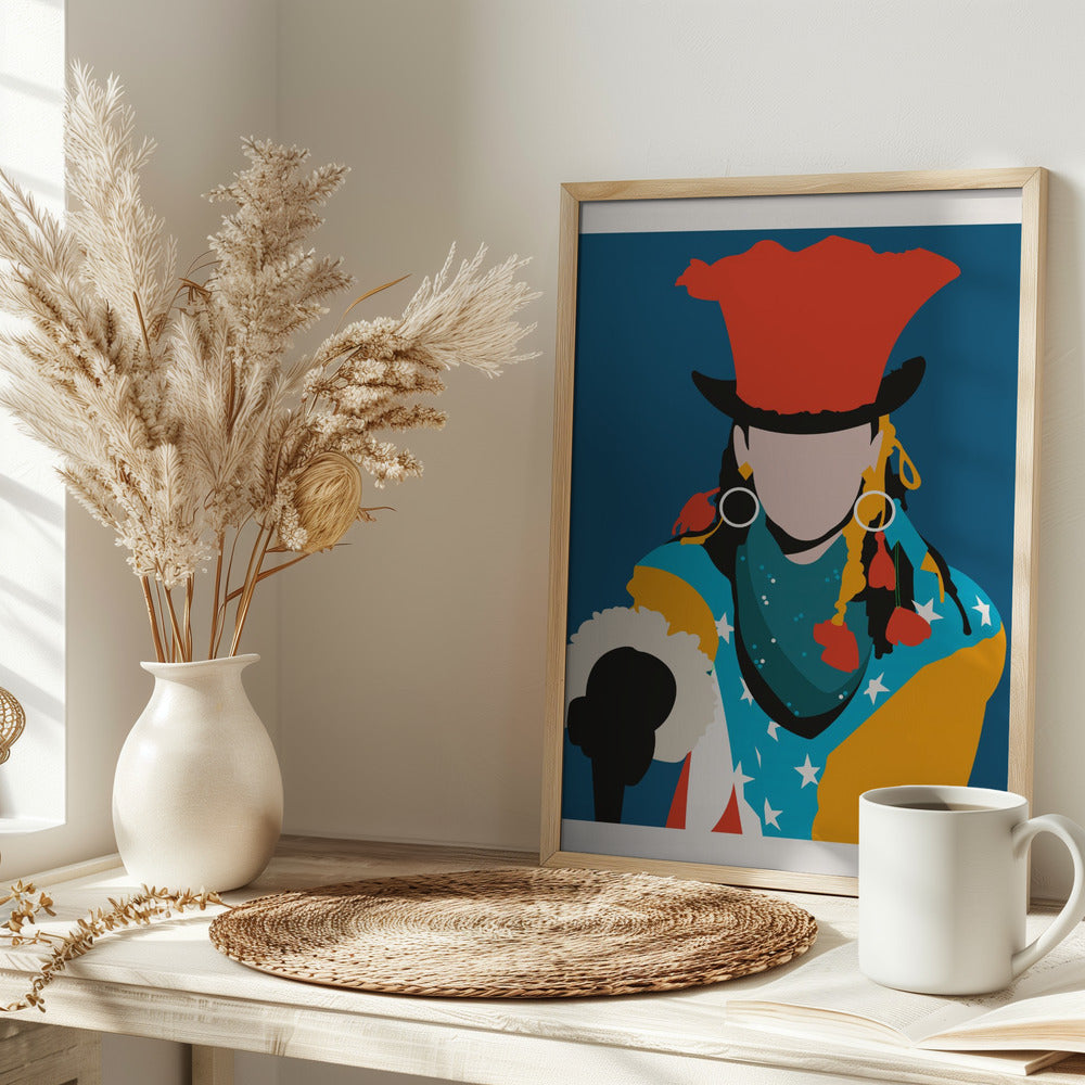 Boy George Minimalist Pop Art Poster