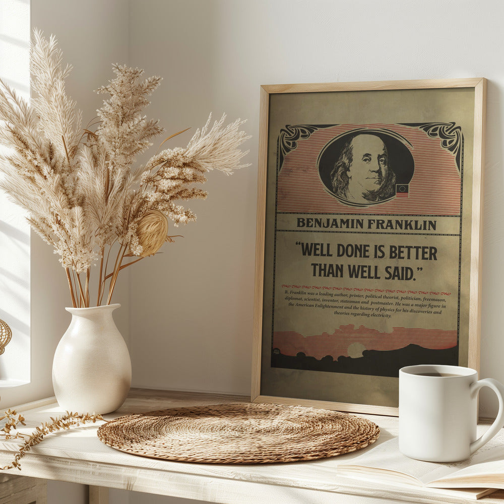 Franklin Print Poster