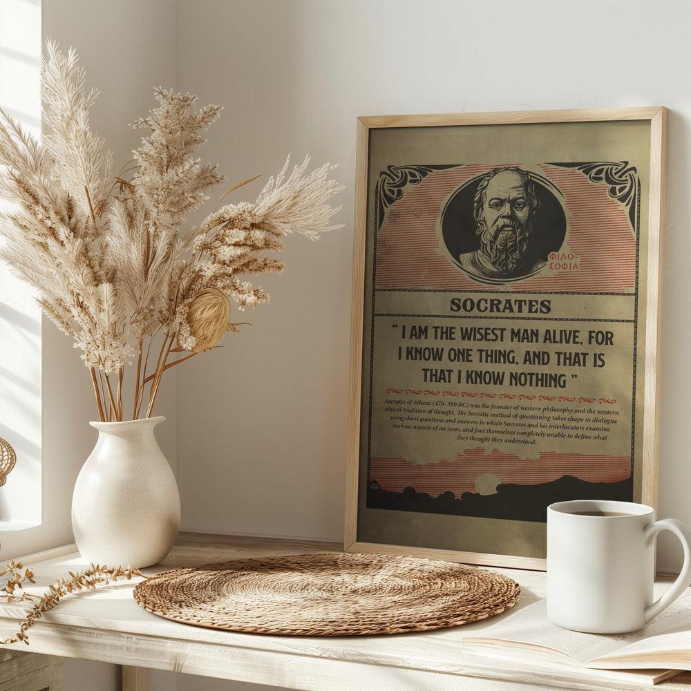 Socrates Print Poster