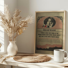 Oscar Wilde Print Poster