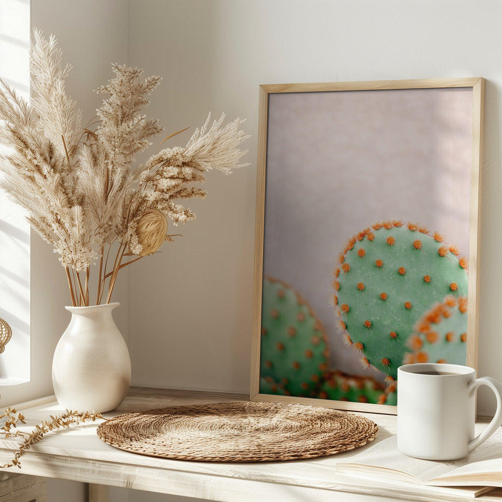 Cacti Pastel Tones Poster