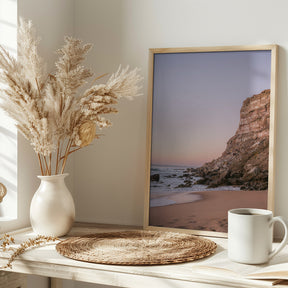 Pastel Portugal Coast Poster