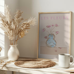 Les fleurs still life painting Poster