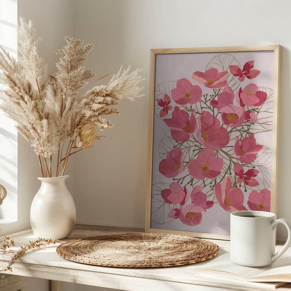 Japanese Quince Poster