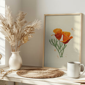 California Poppy Poster