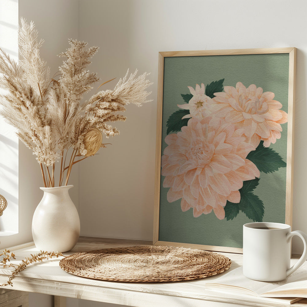 Aqua•real Canvas   Chiffon 2 Poster