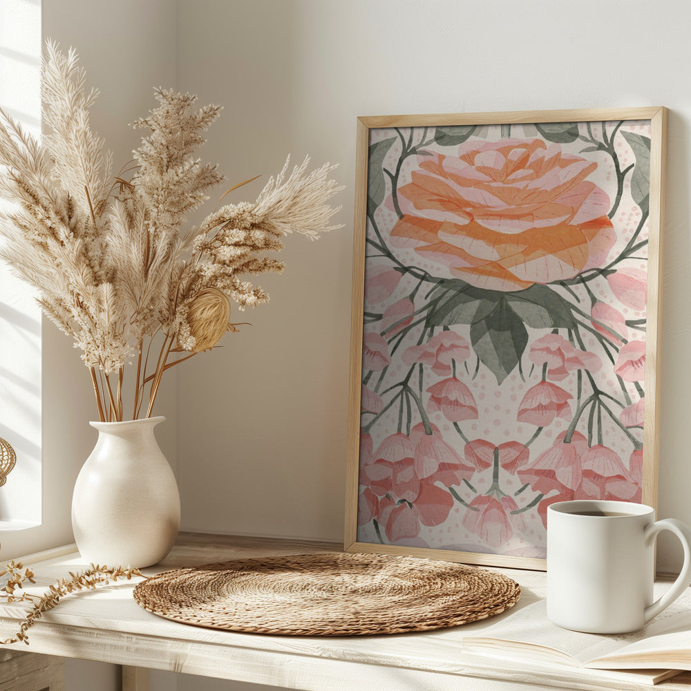 Pink Roses Poster