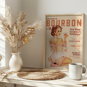 Babes of Bourbon Vol 9 Vintage Whiskey Pinup Poster