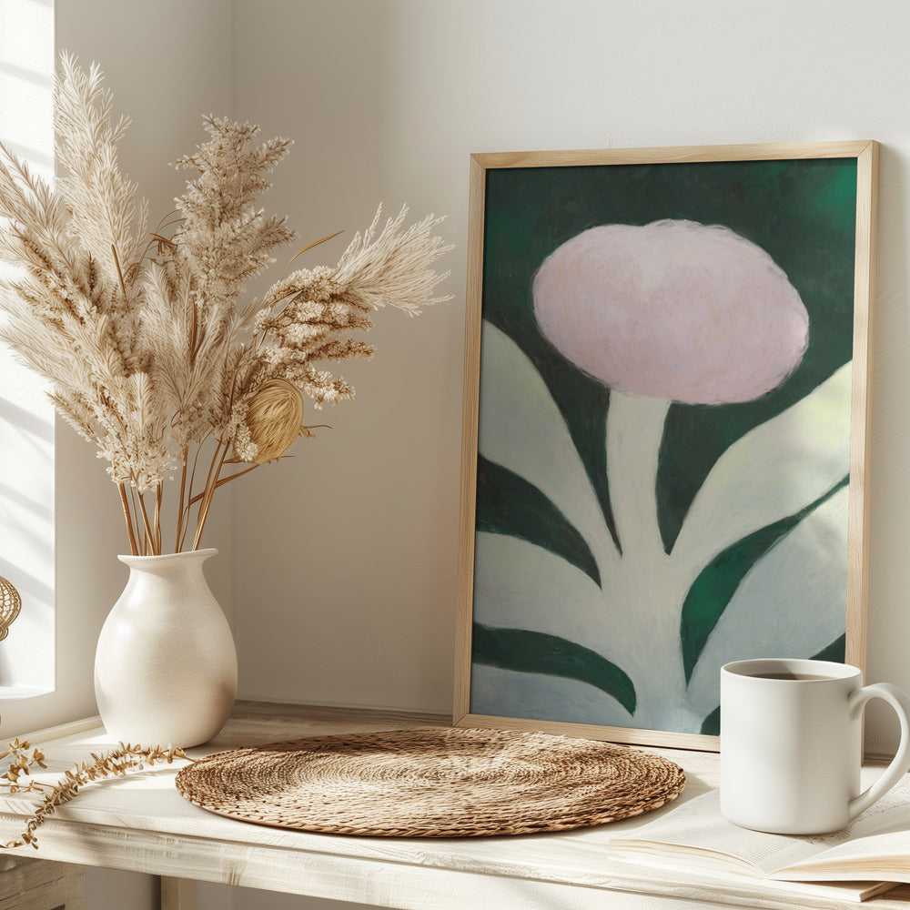 Moon flower Poster