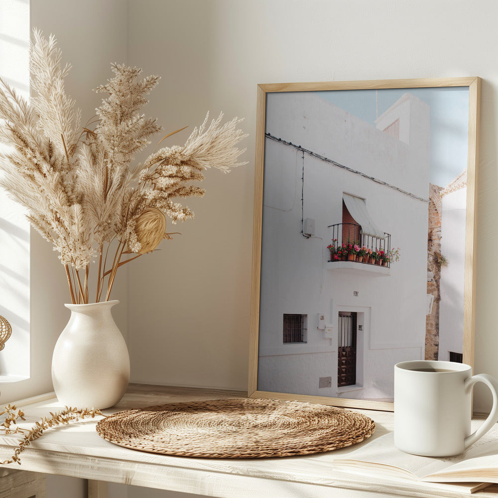 White Andalusia House Poster