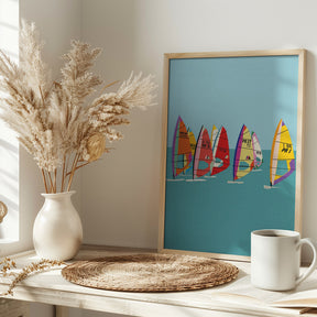 Baltic Sea Windsurfing Poster