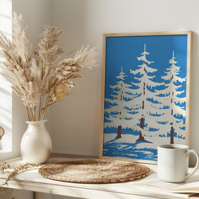 Harz Winter Trees Poster