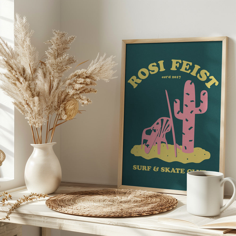 Rosi Feist Surf and Skate Club Poster