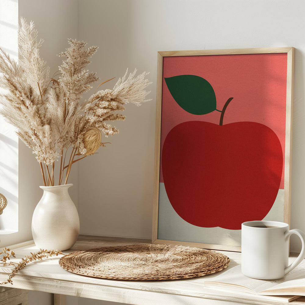 Red Apple Poster