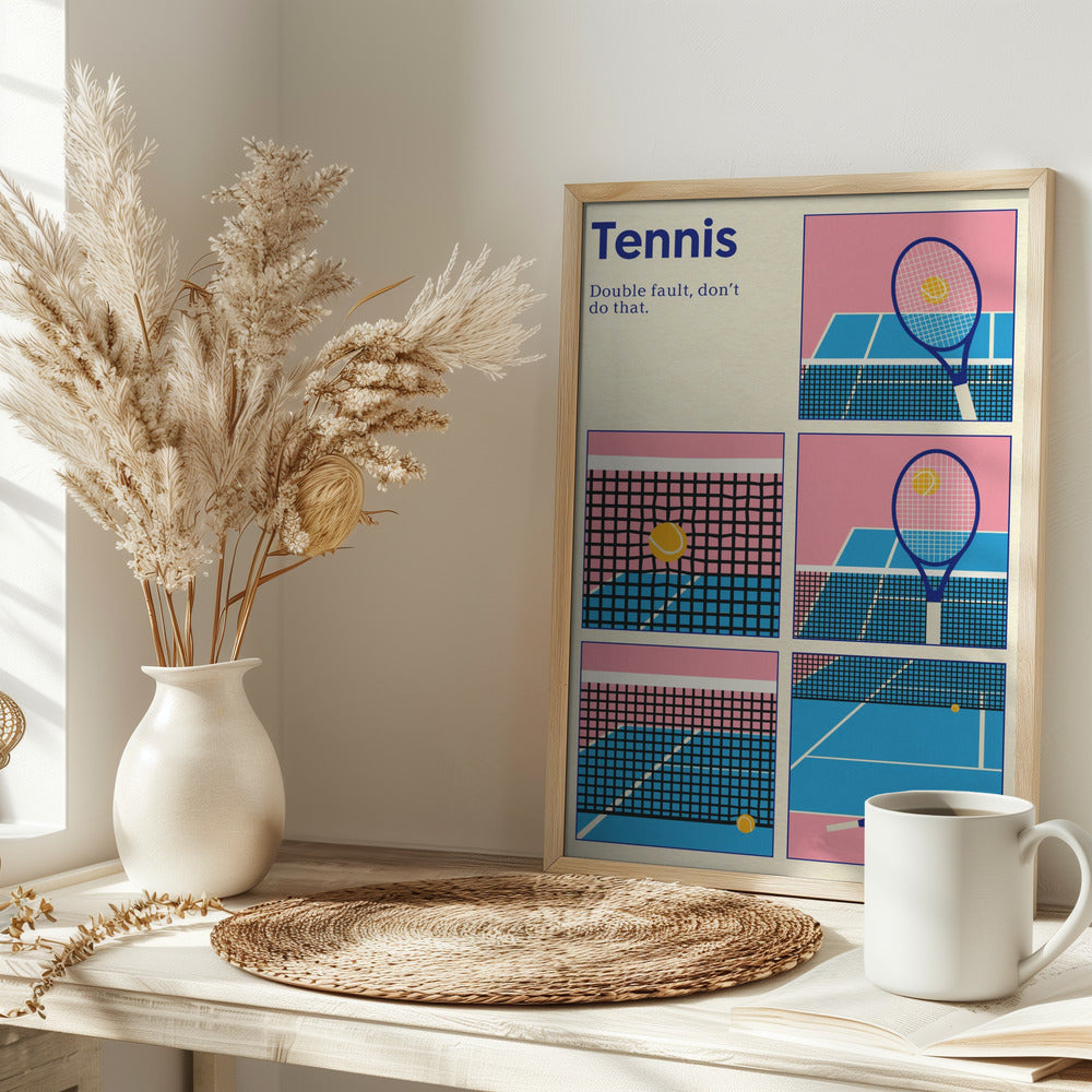 Poster Tennis Double Vault Poster