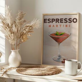 Espresso Martini Cocktail Bar Decor Poster