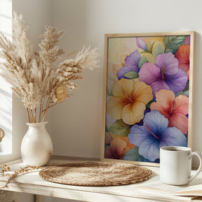 Magical Hibiscus Poster