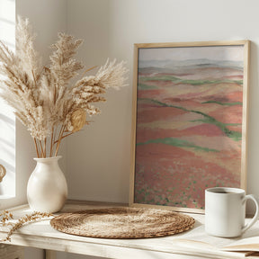 Ozias coral landscape Poster