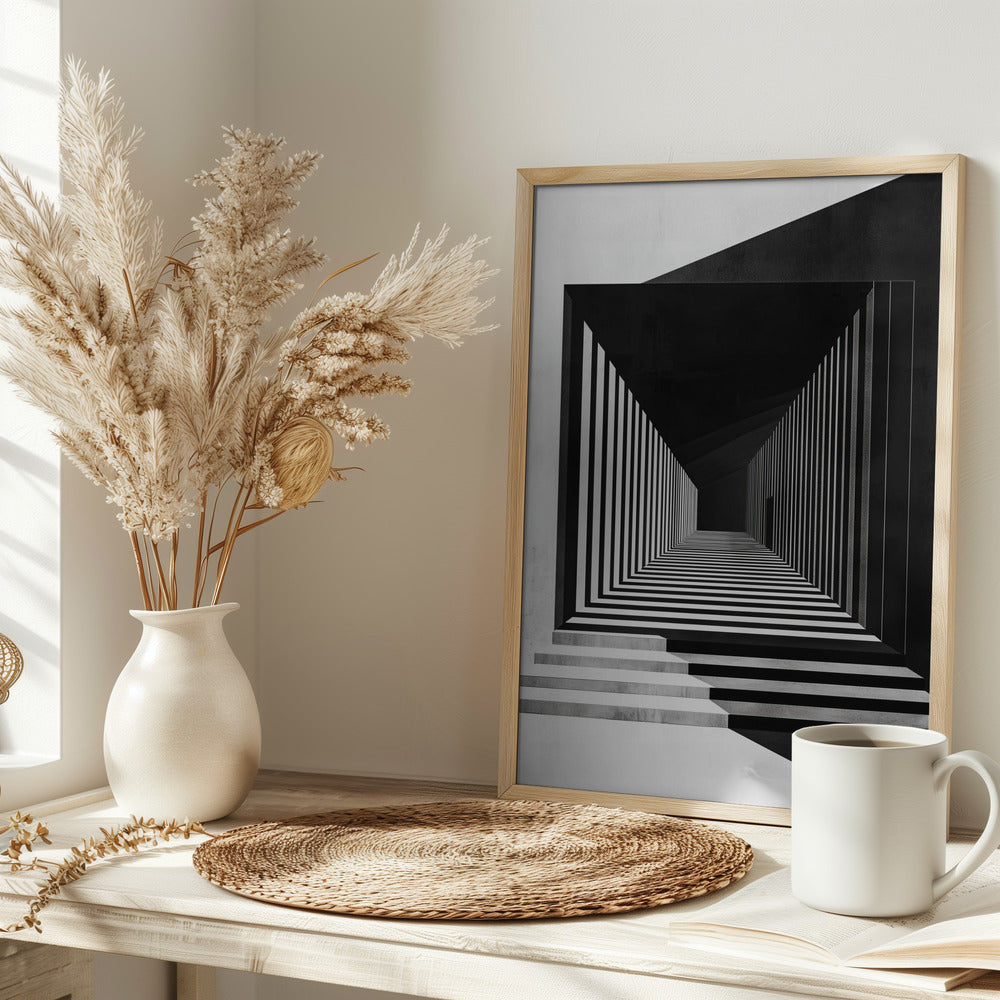 Abstract Hallway Poster