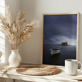 Serene Boat Poster