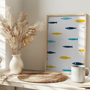 Colorful Sardines Poster