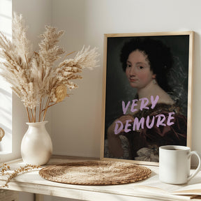 Demure Lady Poster