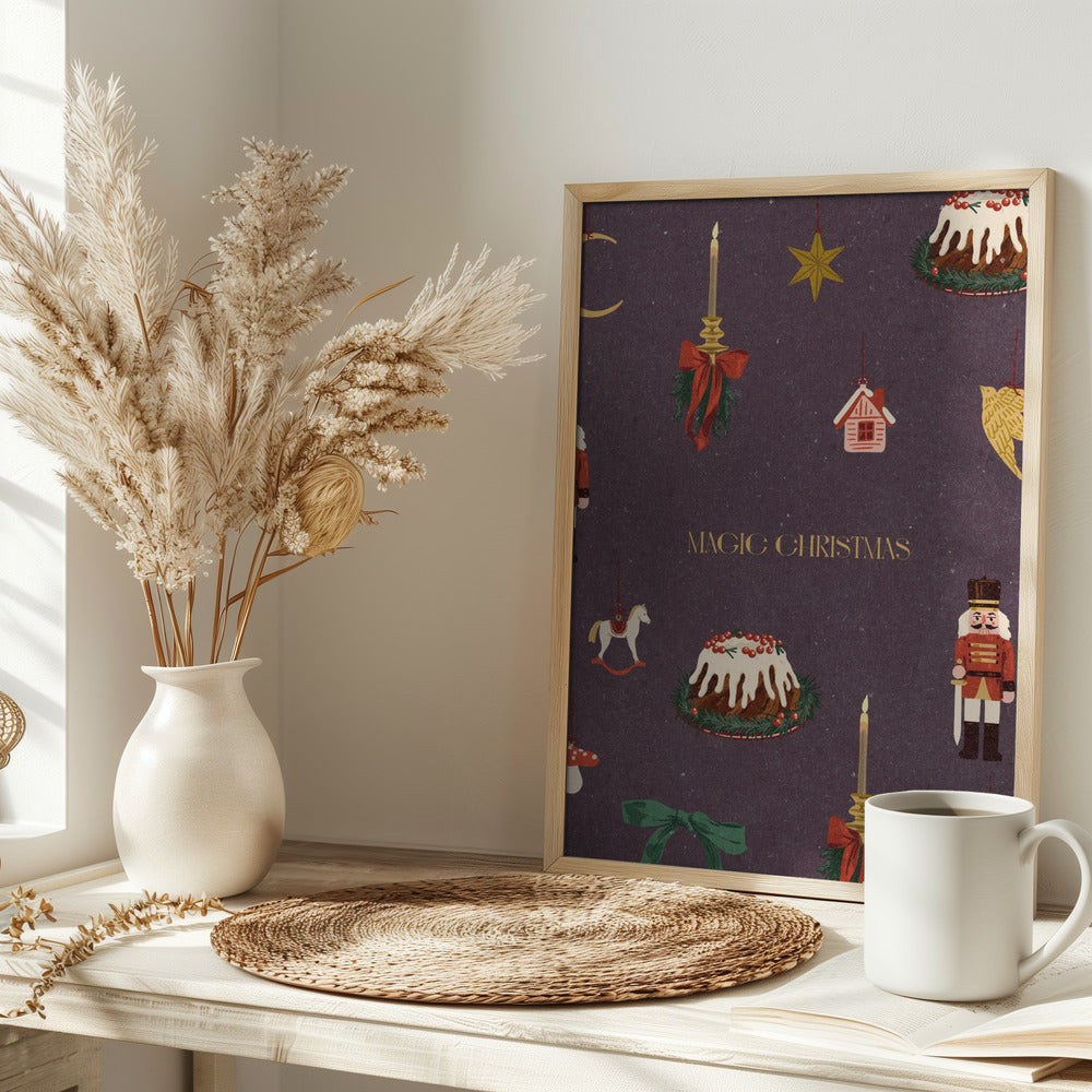 Cozy Christmas Things Poster