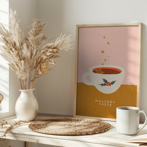 Mulled wine mug. Holiday Taste Poster