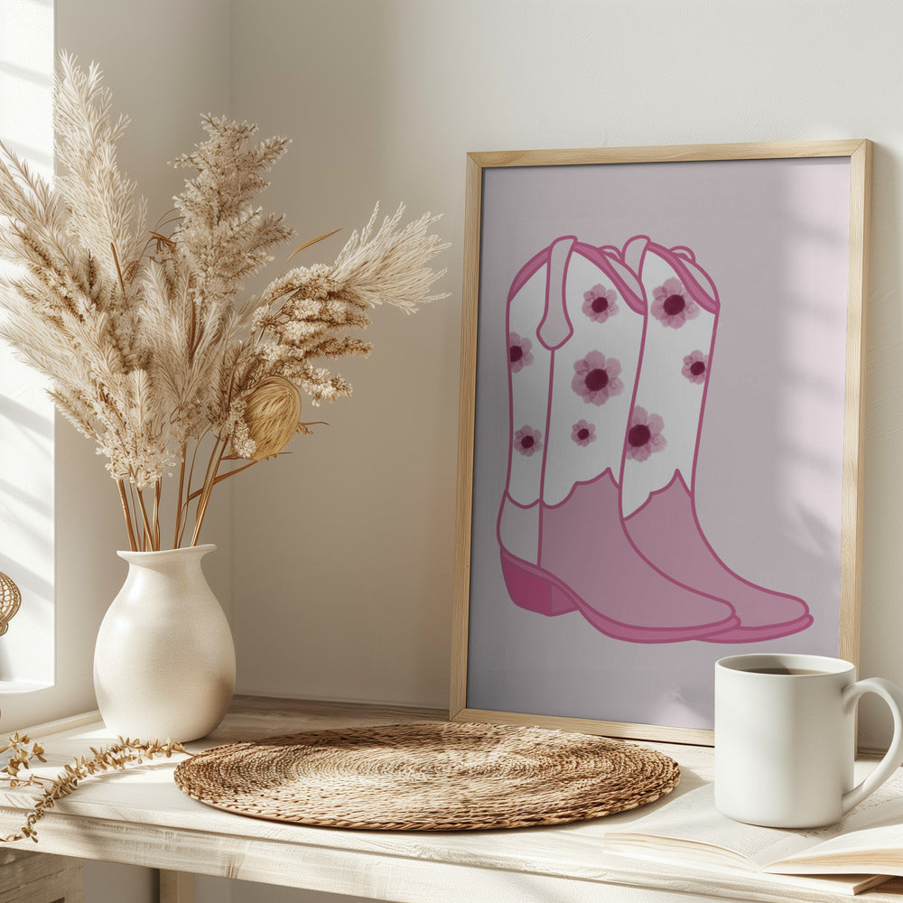 Pink Shoes Poster