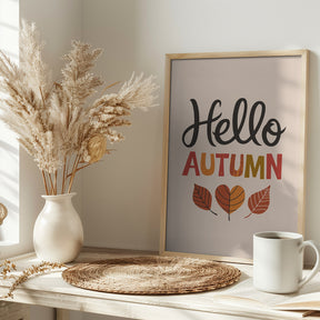 Hello Autumn Poster