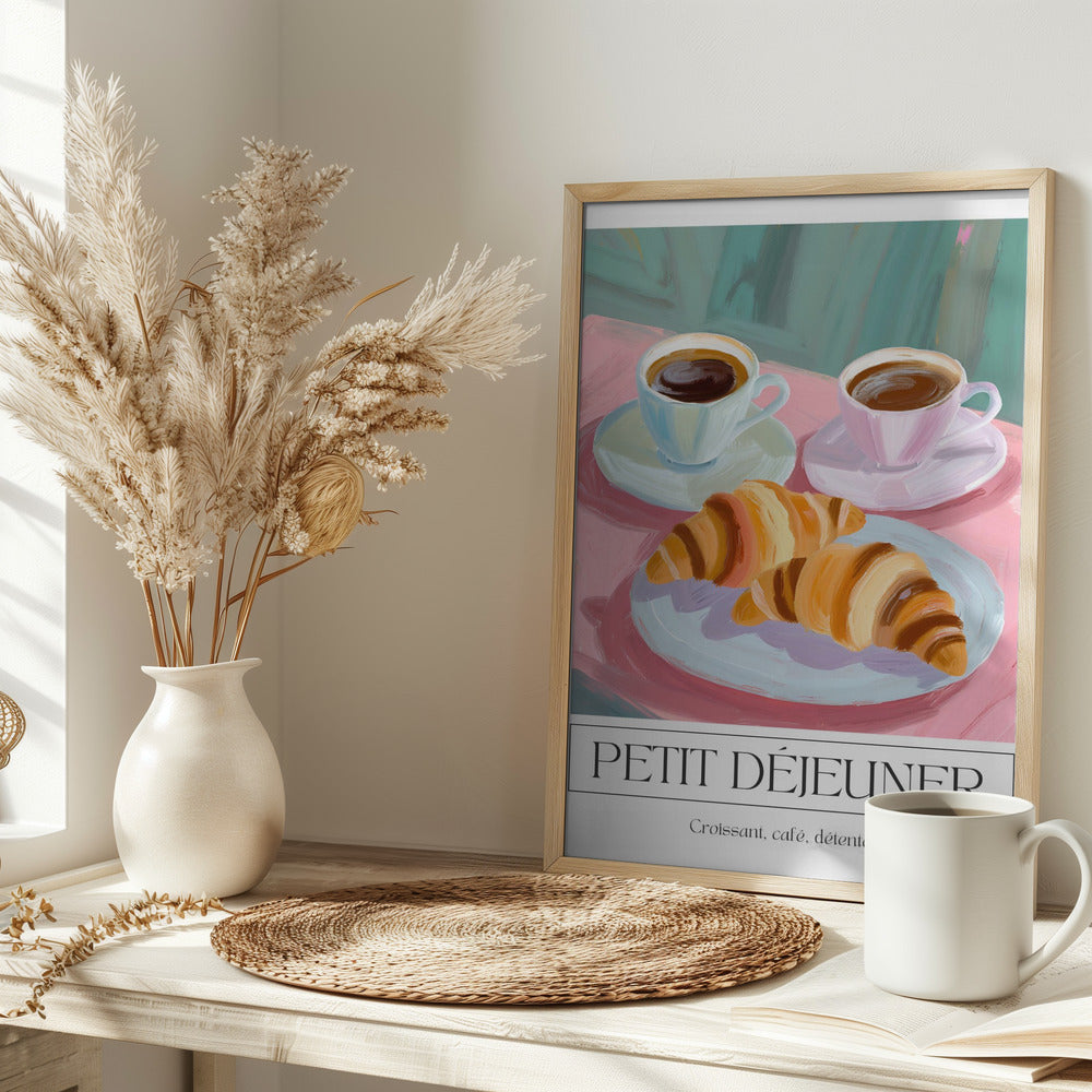 Petit dejeuner Poster