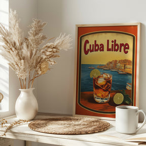 Cuba Libre Vintage Commercial Poster