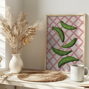 Sugar snap peas Poster