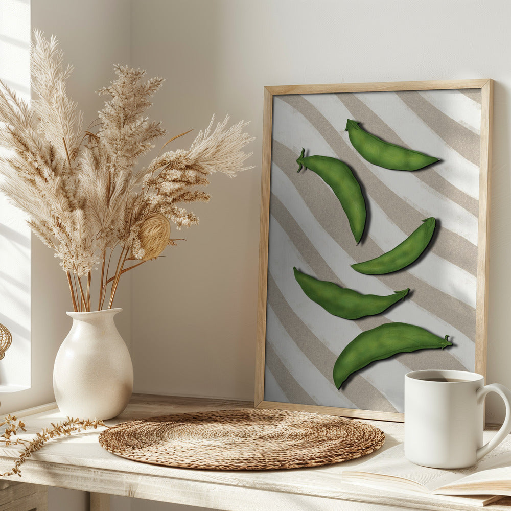 Sugar snap peas Poster