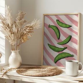 Sugar snap peas Poster