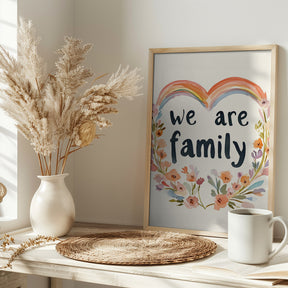 Wearefamily(floralno2) Poster