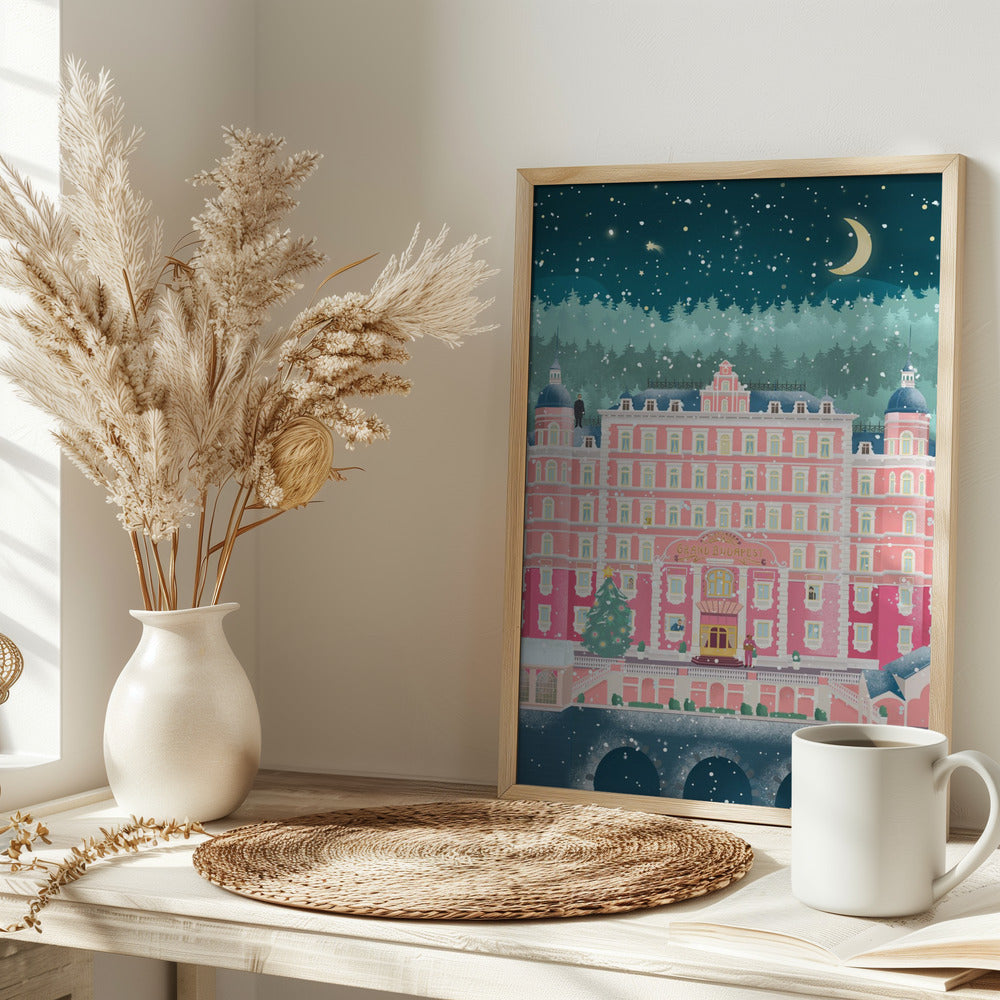 The Grand Budapest Hotel Holidays Poster