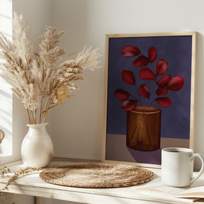 Autumn vase Poster