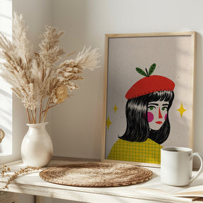 Apple Beret Poster