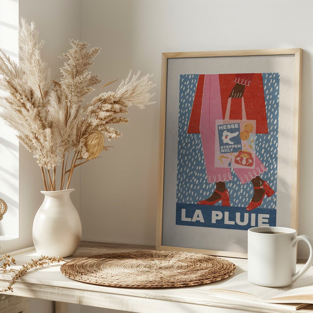 La Pluie French Style Poster