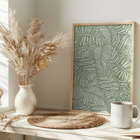 Green Foliage Poster