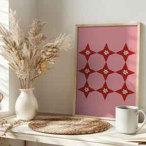 Flower Tile Poster